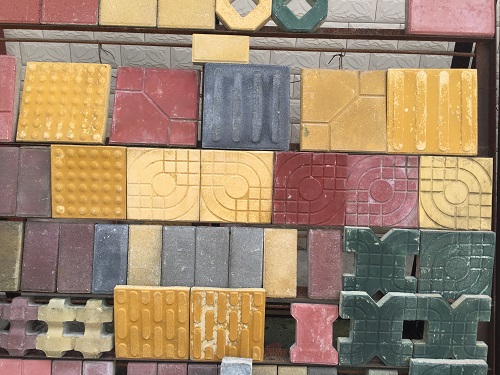 透水磚圖片，混凝土透水磚圖片，水泥透水磚圖片，機壓透水磚圖片