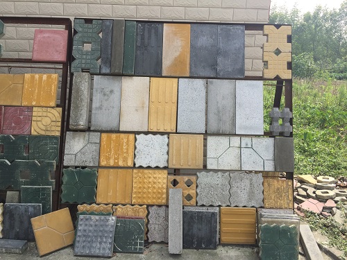 水泥彩磚圖片，混凝土水泥彩磚圖片