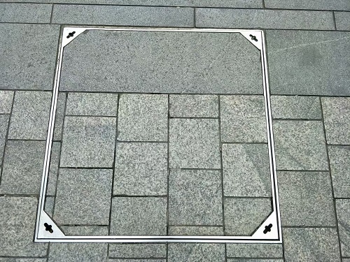 不銹鋼隱形井蓋效果圖,不銹鋼隱形井蓋